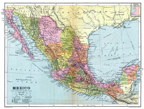 MAP Map Of Cities In Mexico